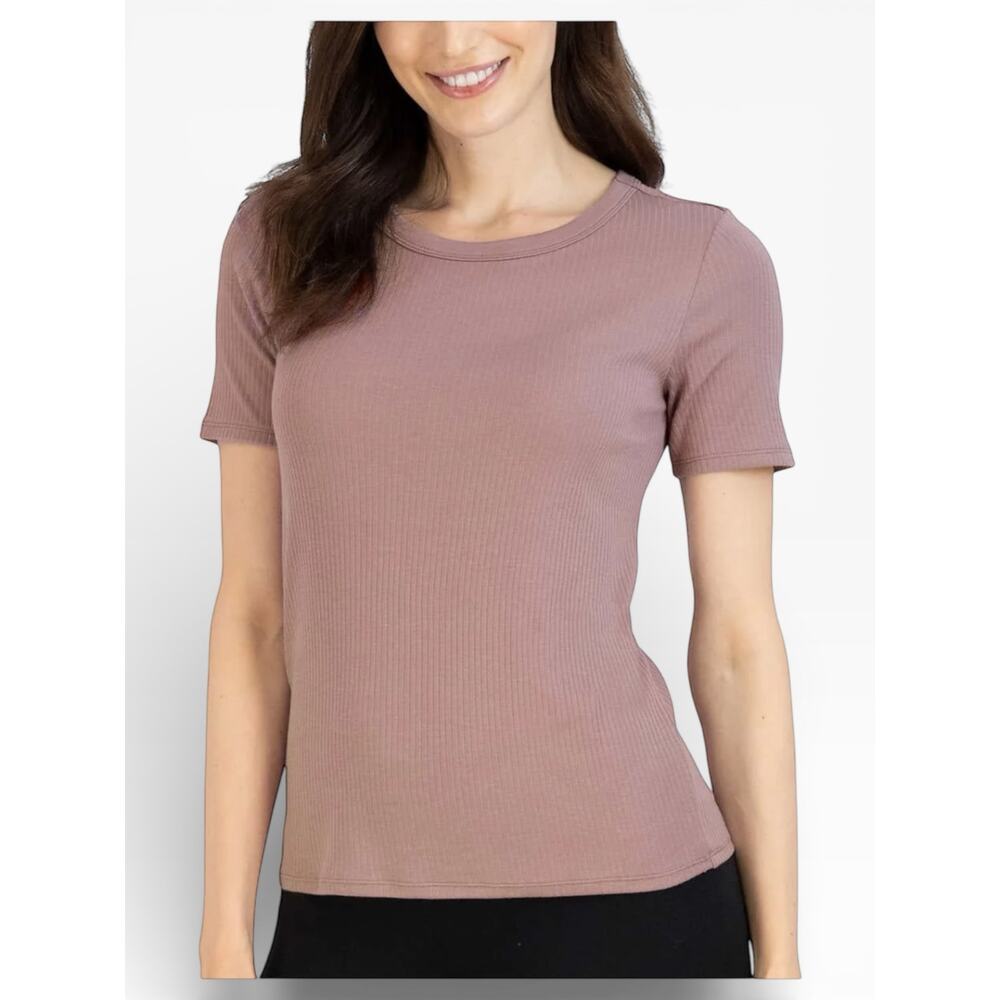 Lucky Brand Ribbed Crew Neck Tee 3-Pack Women’s Large NWT - Picture 2 of 5